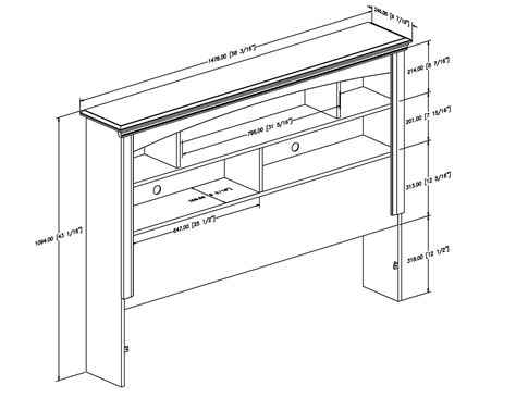 These bunk bed plans would be a great option if you needed to put more than two children in one these bunk bed plans remind me of the summer camp style of bunk beds. Woodwork Plans Bookshelf Headboard PDF Plans | Headboard ...