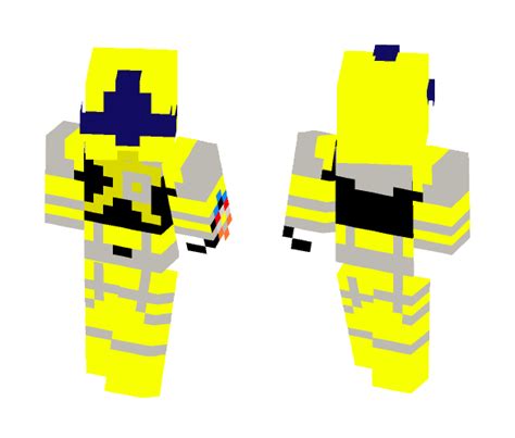 Download Kyuranger Kajiki Yellow Minecraft Skin For Free