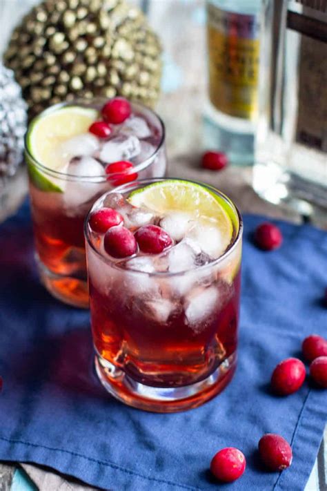 Festive Cranberry Gin And Tonic Recipe A Nerd Cooks