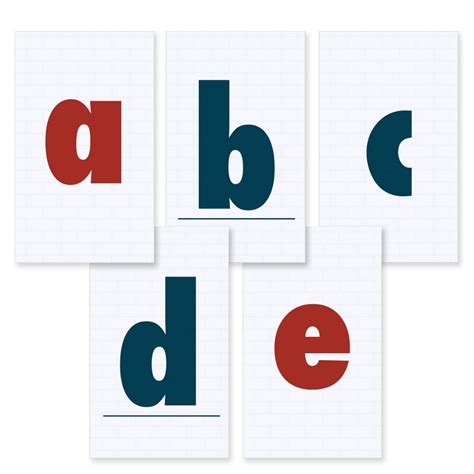 Lowercase And Uppercase Alphabet Flashcards Alphabet
