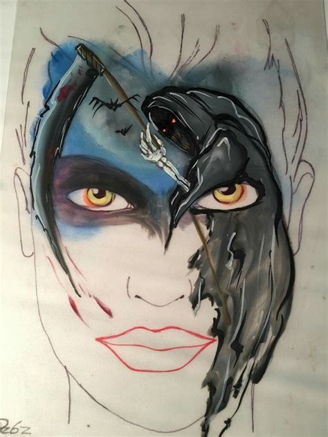 Grim Reaper Debz Mills Halloween Painting Face Painting Halloween