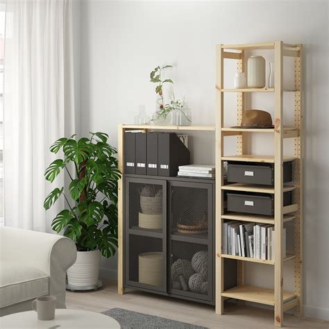 Shop items you love at overstock, with free shipping on everything* and easy returns. IVAR Hylle med skap/skuffer - furu/grå nett - IKEA