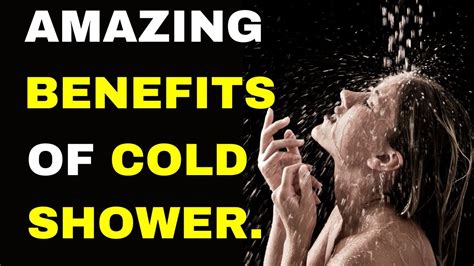 9 amazing benefits of cold shower youtube