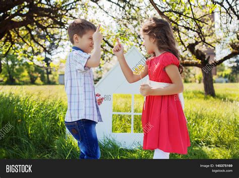 Children Quarrel Park Image And Photo Free Trial Bigstock