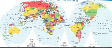 Mapa Planisferio Con Division Politica Y Nombres Planisferio Que Es Reverasite