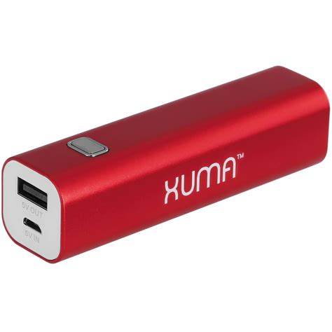 Xuma 2600 Mah Portable Power Pack Red Bub A26r Bandh Photo Video