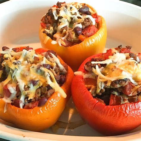 Mexican Chicken Stuffed Peppers Recipe Allrecipes