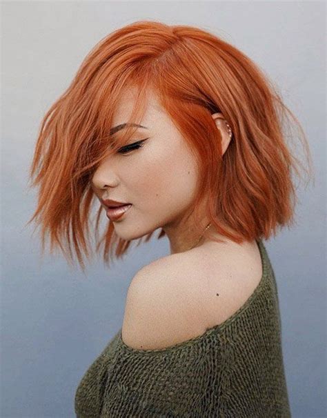 Fantastic Copper Bob Hair Ideas To Copy In 2019 Stylesmod Hair Styles Hair Trends Short