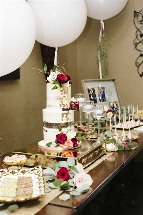 Browse our 24 engagement party decoration ideas to find out how you want to plan your party in from floral touches to refreshment stations that wow, we've found everything you need to decorate any space and celebrate your and your fiancé's. Rustic Burgundy Engagement Party | ElegantWedding.ca