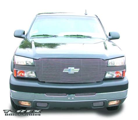 Chevrolet Silverado T Rex Full Face Billet Grille With Bowtie Installed
