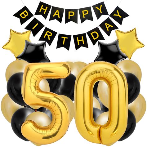 Buy 50th Birthday Decorations For The Best 50th Birthday Party