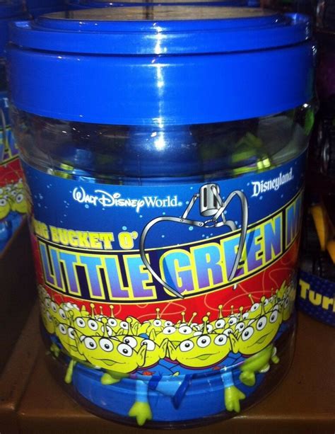 Toy Story Bucket Of Little Green Men Space Aliens Disney