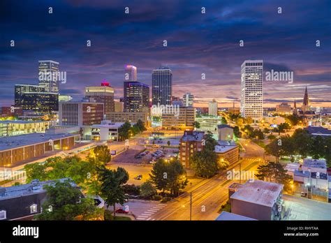 Oklahoma City Skyline Dusk Hi Res Stock Photography And Images Alamy