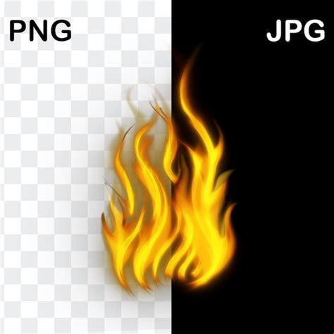 Premium Psd Realistic Burning Fire Flames Burning Hot Sparks Realistic Fire Flame Fire