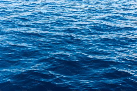 Sea Water Surface Texture Deep Sea Featuring Background Sea And