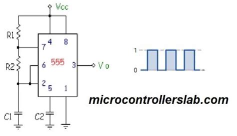 555 Timer Ic Pinout Examples Circuits Different Modes Applications