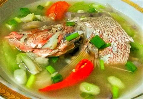 Dapatkan resepi penuh sup ikan merah di: VISUAL DIARY: sup kepala ikan merah je pun...tak perlu ...
