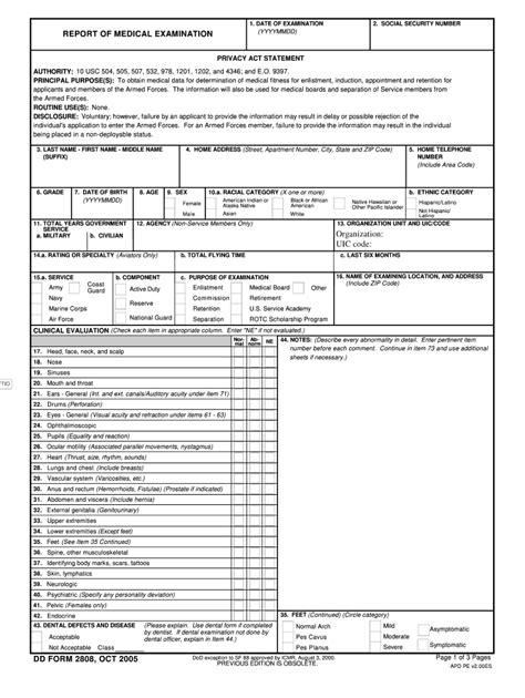 Da Form 2808 Fillable Printable Forms Free Online