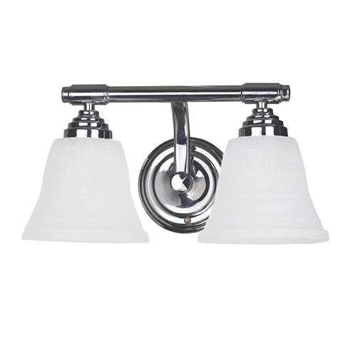 Learn how to replace your vanity light for a quick and easy upgrade to your bathroom. Y Decor Bentley 2-Light Chrome Bath Frame Vanity Light ...