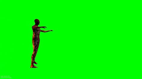 Corpse 3d Model Animation S01r03 Zombie Walk Green Screen Youtube