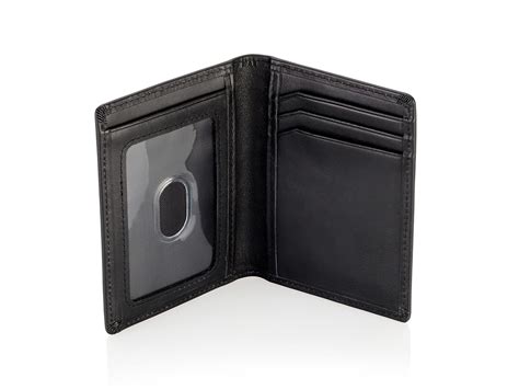 buy men s slim front pocket wallet rfid blocking thin minimalist bifold design genuine