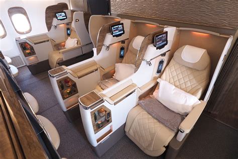 How Many Business Class Seats Are On A Commercial Aircraft