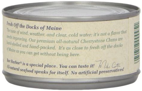 Bar Harbor Maine Cherrystone Clams 65 Ounce Pack Of 12 Food