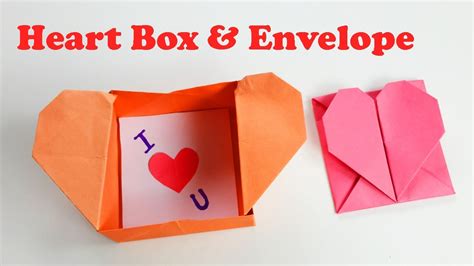 Origami Bild Origami Heart Box Youtube
