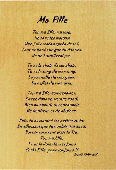 Poeme A Ma Fille