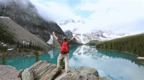 Hiking Around Moraine Lake Videos And Hd Footage Getty Images