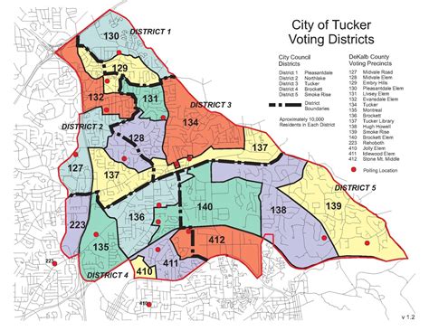 The City Of Tucker Initiative Voting Districts In The City Of Tucker