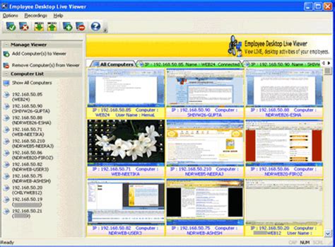 Include more than 10+ free spy features such as gps, sms, call, im chats, call recording, and include more than 10+ free spy features. Employee Desktop Live Viewer - Download