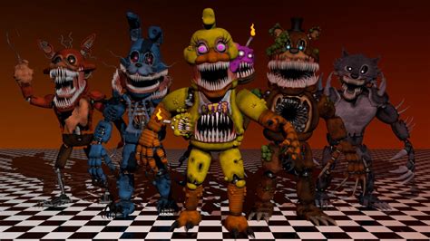 Five Nights At Freddys The Twisted Ones Wallpapers Wallpaper Cave