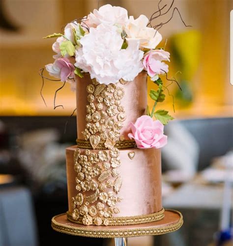 The Best Rose Gold Luxury Wedding Cakes Elizabeths Cake Emporium