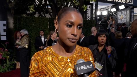 Issa Rae Talks Supporting Other Women At The 2024 Golden Globes