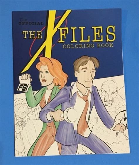 X Files The Official X Files Coloring Book Iam8bit 2016 New Free Shipping Ebay