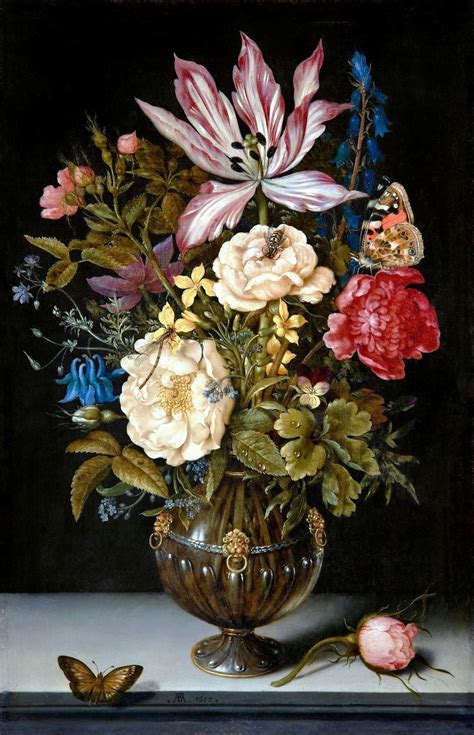 Elegant Stillleben Blumen In Vase