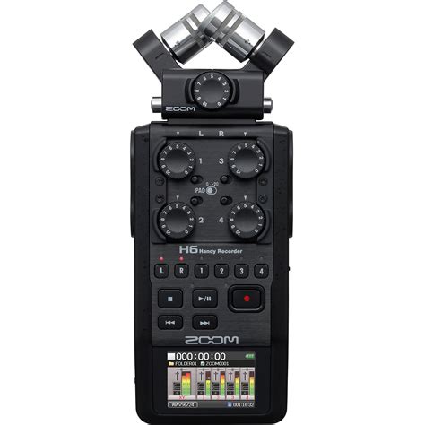 Zoom H6 Pro Handheld Recorder All Black Edition Musicians Friend