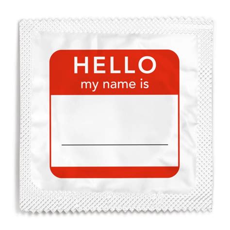 Hello My Name Is Funny Condoms™ Outreach Campaigns