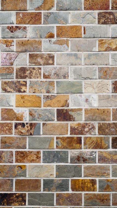 Download Wallpaper 1350x2400 Wall Bricks Texture Iphone 876s6