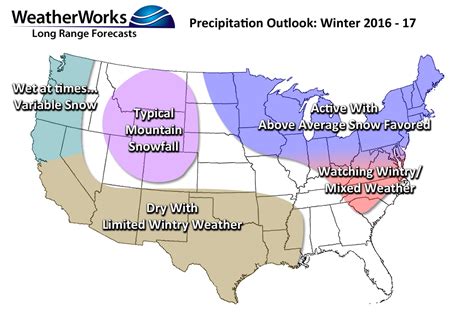 Winter Forecast 2016 2017 Weatherworks