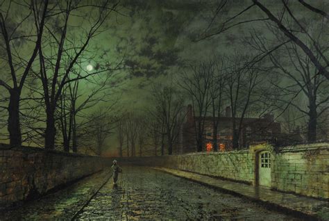 John Atkinson Grimshaw Silver Moonlight 1880 Fine Art Photo