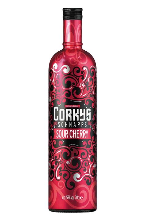 Corkys Cherry Sour Schnapps Liqueur 70cl Vip Bottles