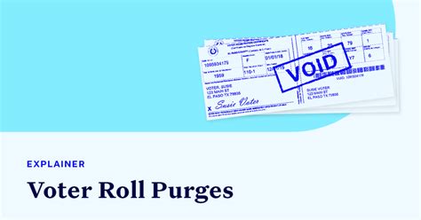 How States Purge Voters From The Rolls Democracy Docket