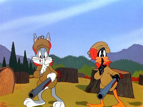 Bugs Bunny Daffy Duck Elmer Fudd Hunting Rabbits In Rabbit Season Warner Bros X Hot Sex Picture