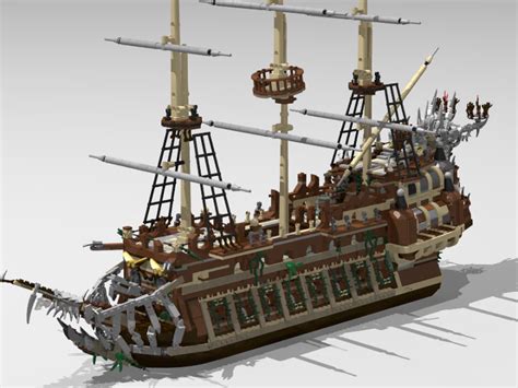 Lego Pirates Of The Caribbean Flying Dutchman Ship