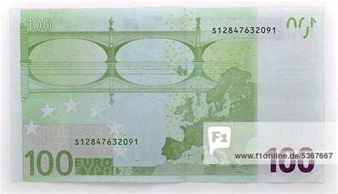 One hundred euro note <100 euro note>curr.eu. 100 Euro Schein Druckvorlage - Geld, Banknoten, Euro, 100 Euro-Schein, Rückseite ... : Der 100er ...