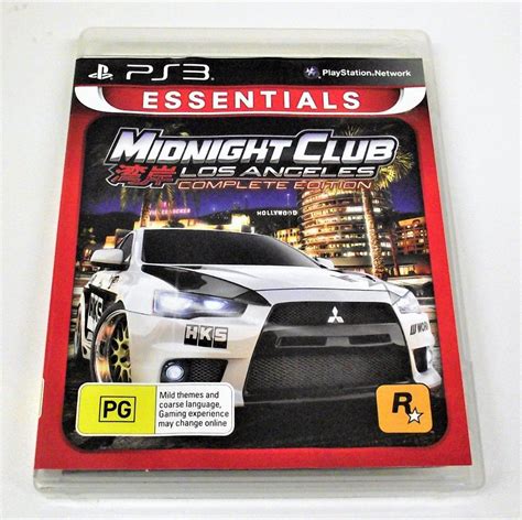 Midnight Club Los Angeles Complete Edition Sony Ps3 Ebay