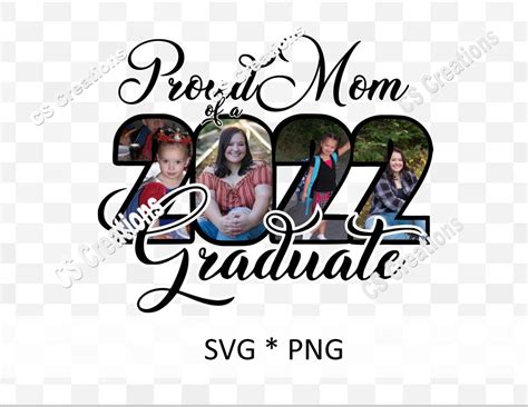 Proud Mom of a 2022 Graduate SVG/PNG Instant Download Please - Etsy