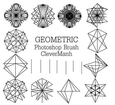 Free Abstract Geometric Brushes Free Photoshop Brushes